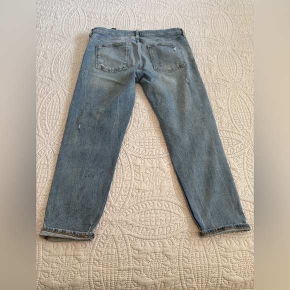 Zara Blue Relaxed Jeans with Natural Fading - Picture 3 of 9